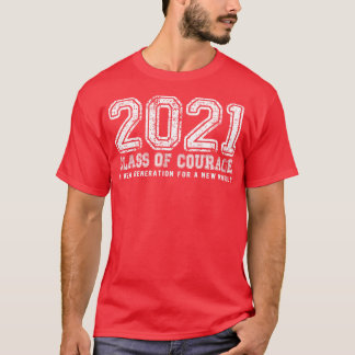 Camiseta 2021 Classe de Coragem em Branco