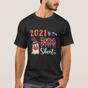 Camiseta 2021 É Boo Sheet Ghost Halloween Festas M