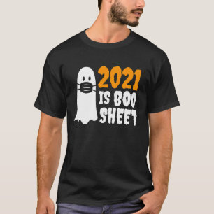 Camiseta 2021 É O Fantasma Mascarado Do Halloween Da Folha