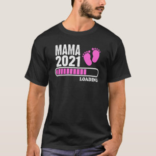 Camiseta 2021 Mama Carregando Futura Mãe 2021 Download Do B