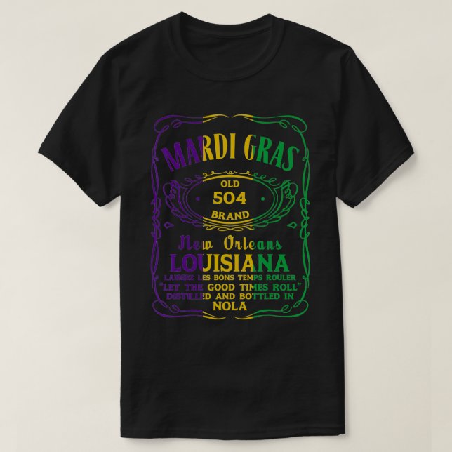 Camiseta 2021 Mardi Gras Costume Mardi Gras 2021 (Frente do Design)