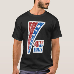 Camiseta 2022 4º Dia da Independência de julho Bandeira Ame