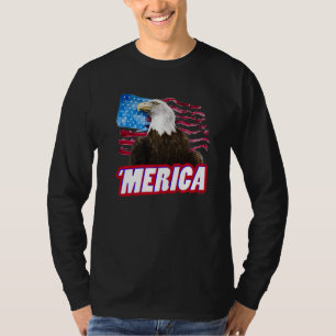 Camiseta 2022 4º Dia da Independência de julho Bandeira Ame