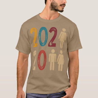 Camiseta 2022 A Sra. Wife Husband Casou-se com Hubby Mat