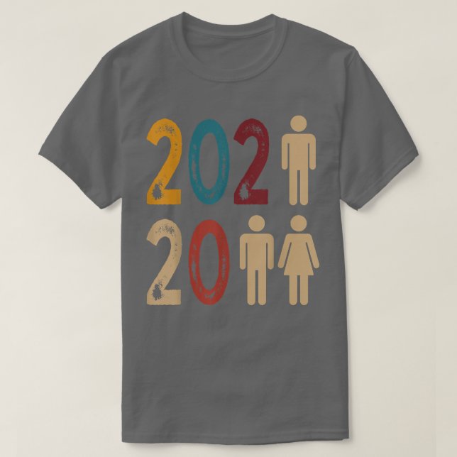Camiseta 2022 A Sra. Wife Husband Casou-se com Hubby Mat (Frente do Design)