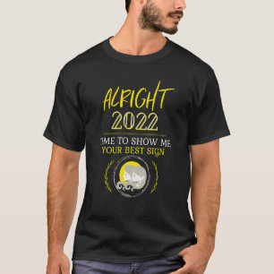 Camiseta 2022 Astrologia Gemini Nova Resolução do Ano Novo