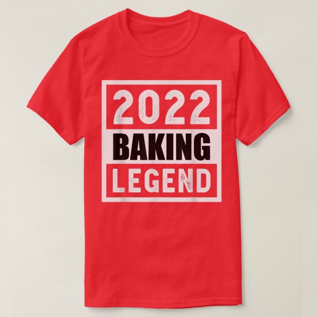 Camiseta 2022 Baking Legend Gift  (Frente do Design)