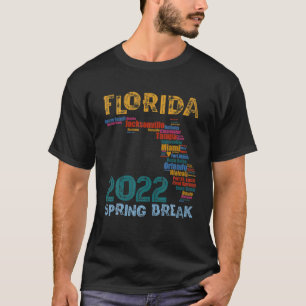 Camiseta 2022 Cidades do Esquadrão de Férias da Pé da Flóri