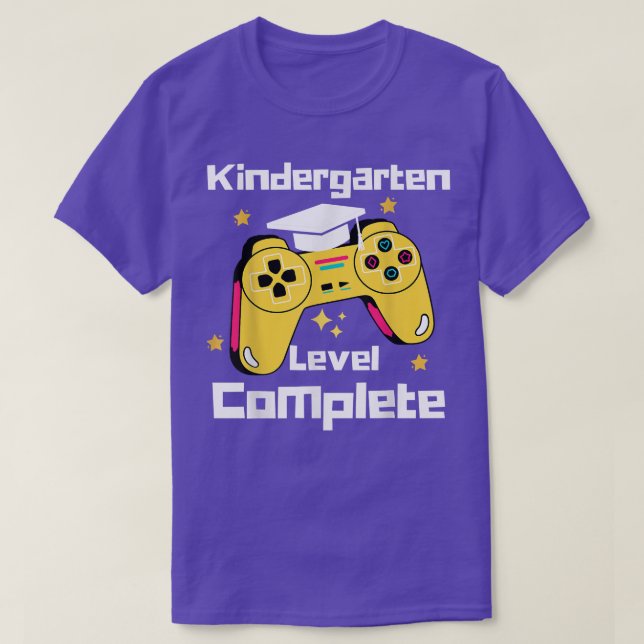 Camiseta 2022 Graduation Shirt Kindergarten Level Complete  (Frente do Design)