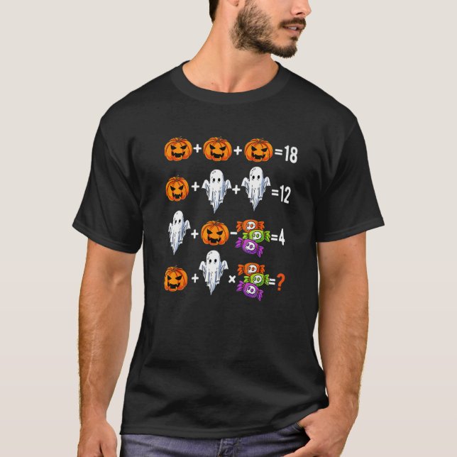 Camiseta 2022 Halloween Order of Operations Quiz Math Teach (Frente)