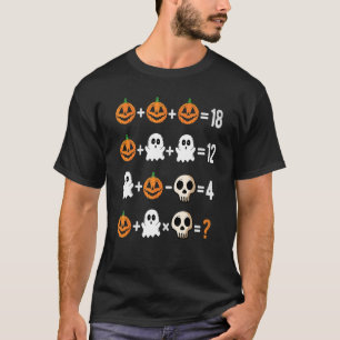 Camiseta 2022 Halloween Questionário de Ordem de Operações