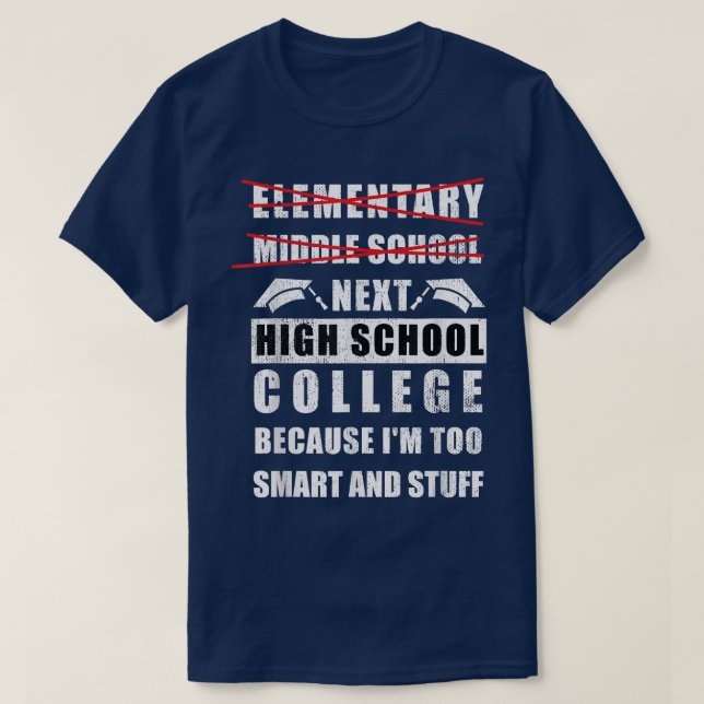 Camiseta 2022 Junior High Graduation Funny Middle School Gr (Frente do Design)
