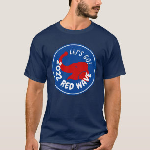 CAMISETA 2022 MIDTERMS RED WAVE VAMOS GO