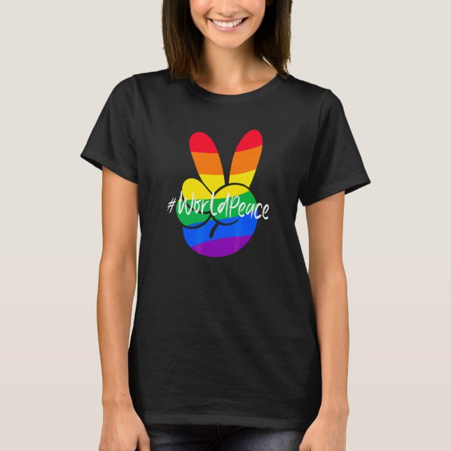 Camiseta 2022 Peace Global International Unity Love P (Frente)