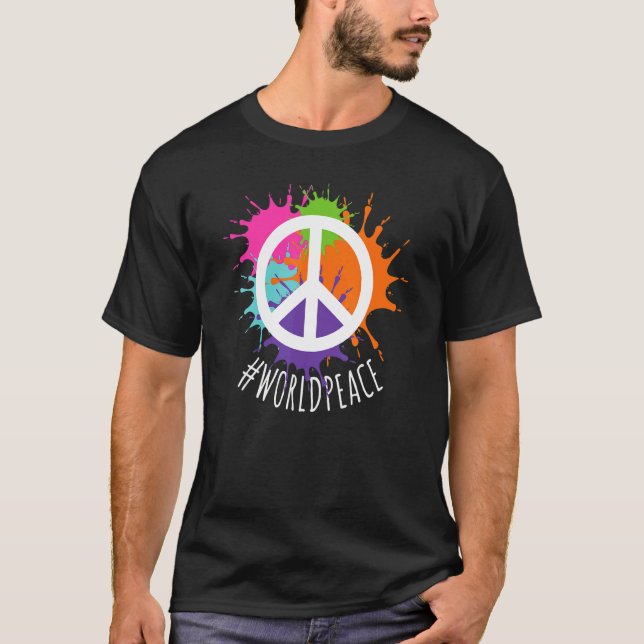 Camiseta 2022 Peace Global International Unity Love P (Frente)