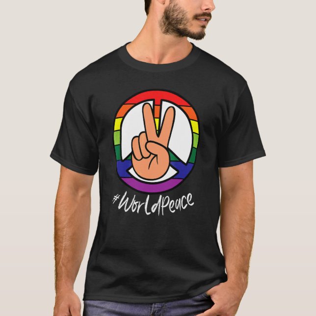 Camiseta 2022 Peace Global International Unity Love P (Frente)