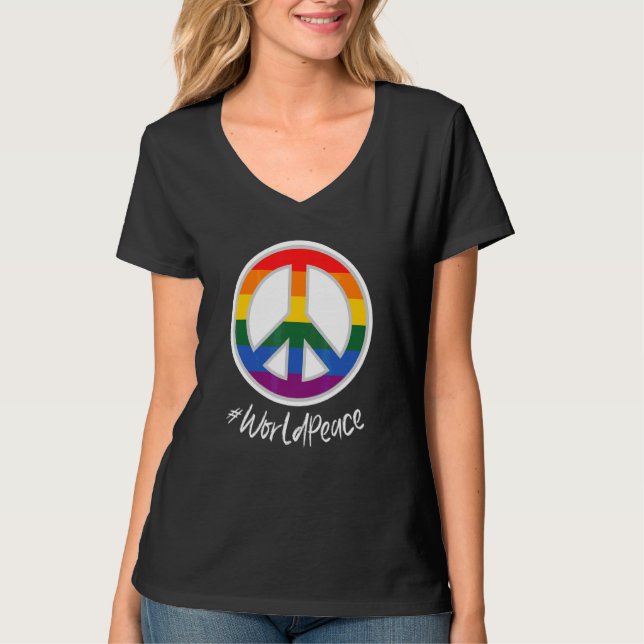 Camiseta 2022 Peace Global International Unity Love P (Frente)