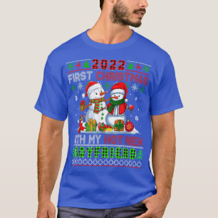 Camiseta 2022 Primeiro Natal Com Meus Novos Neves De Namora