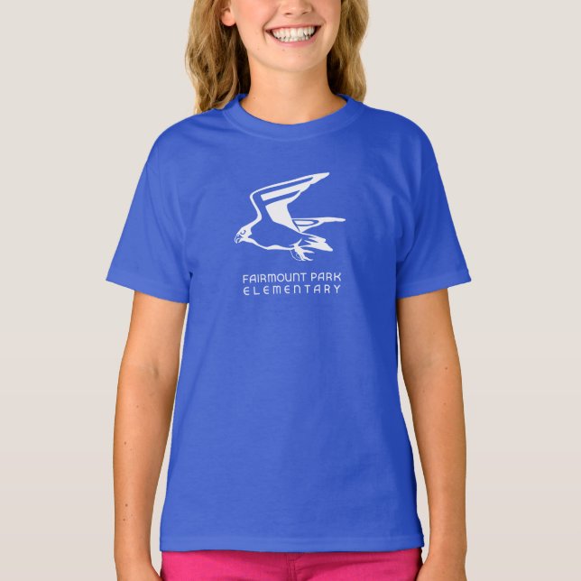 Camiseta 2023-24 FPE Falcon Blue Girls T-Shirt (Frente)