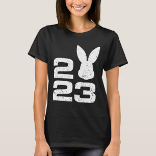 Camiseta 2023 Ano Do Coelho Zodiac Luna Chinesa Novo Ye