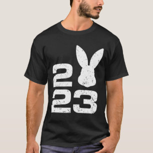 Camiseta 2023 Ano Do Coelho Zodiac Luna Chinesa Novo Ye