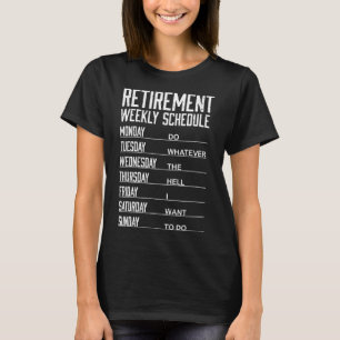 Camiseta 2023 Aposentado Para Mulheres Aposentadas Semanalm