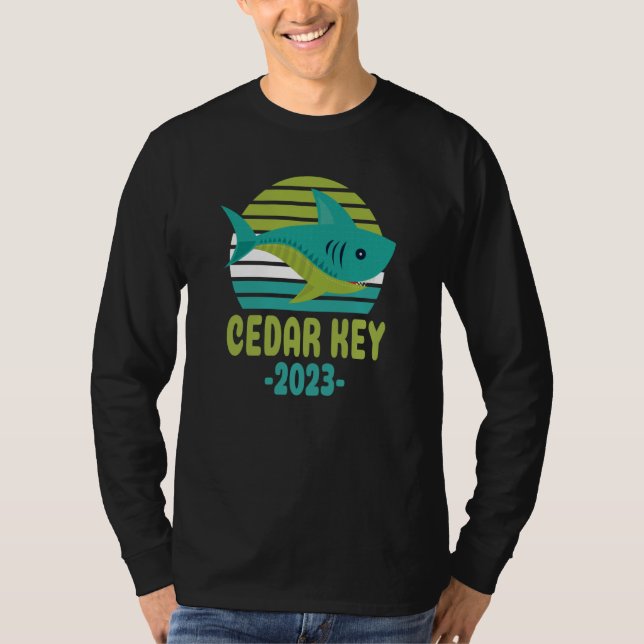 Camiseta 2023 Cedar Key Florida Shark (Frente)