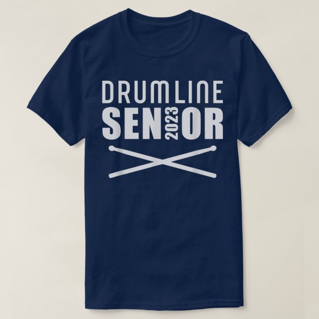 Camiseta 2023 Drumline Percussion Classe de Mais velho de 2 (Frente do Design)