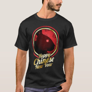 Camiseta 2023 Rabbit Feliz Ano Novo Chinês