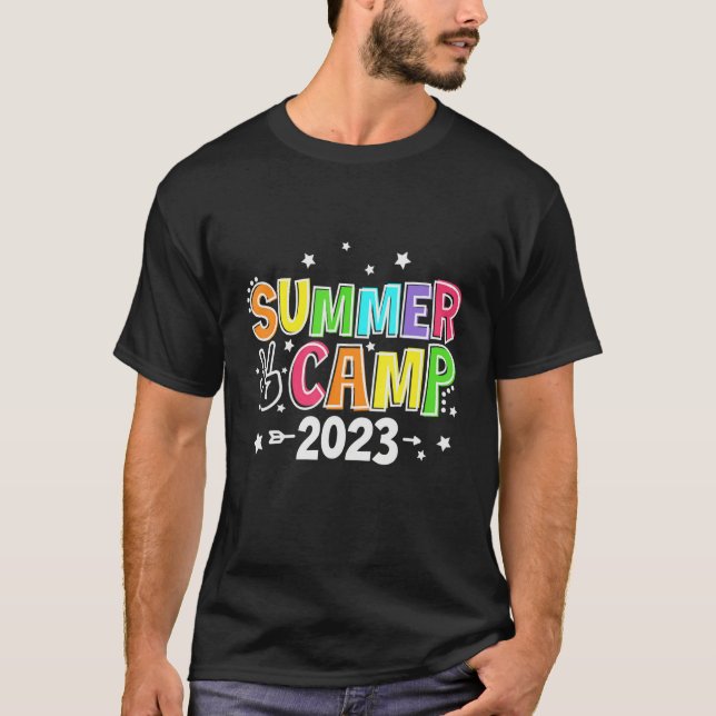 Camiseta 2023 Summer Camp For Friends And Mates To Sign Aut (Frente)