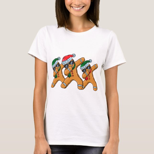 Camiseta 2023 Tratamentos Festivos: Cookies de Natal Óculos (Frente)