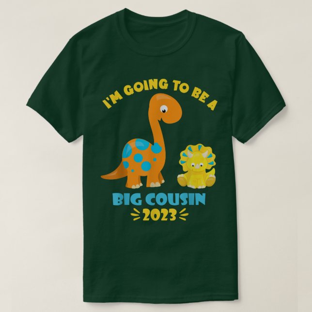 Camiseta 2023 Vou Ser Um Grande Cu De Dinossauro Da Prima (Frente do Design)