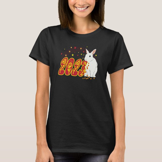 Camiseta 2023 Year of the Rabbit Chinese New Year Rabbit (Frente)