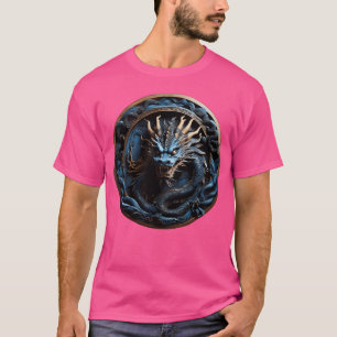 Camiseta 2024 Ano De Dragão Azul