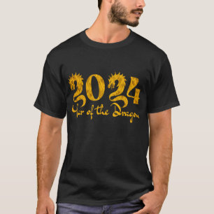 CAMISETA 2024 ANO DO DRAGÃO DOURADO