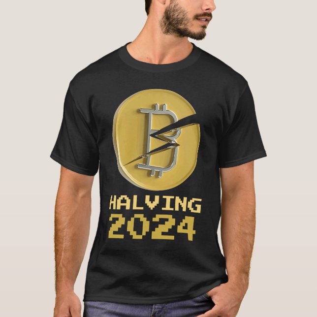 Camiseta 2024 Bitcurrency Halving Crypto Cryptocurrency Hal (Frente)