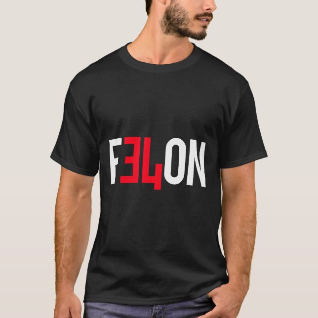 Camiseta 2024 Condenou Felon &#; Mais Razões Para Votar A F (Frente)