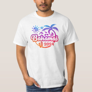 Camiseta 2024 Férias das Bahamas ou Design Trip