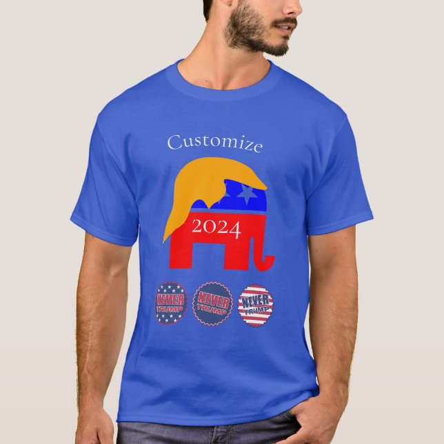 Camiseta 2024 Nunca Trump Thunder_Cove (Frente)