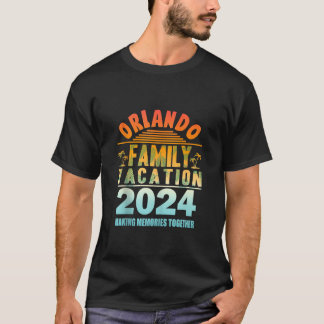 Camiseta 2024 Orlando Family Vacation Matching Beach