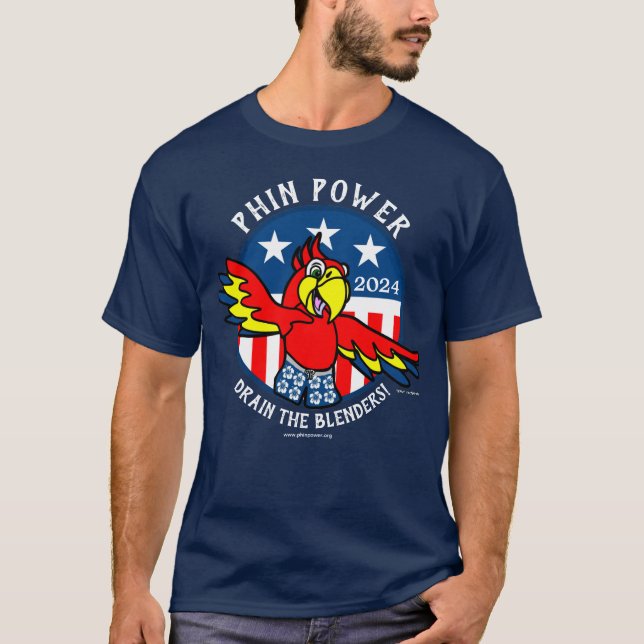 Camiseta 2024 PHin Power Party Men (Frente)