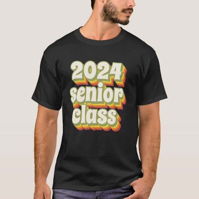 Camiseta 2024 Senior Class Retro (Frente)