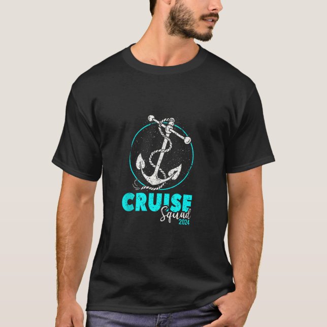 Camiseta 2024 Tanque de Correspondência de Grupo Cruise Squ (Frente)