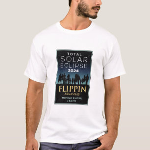 Camiseta 2024 Total Solar Eclipse, Flippin, Arkansas