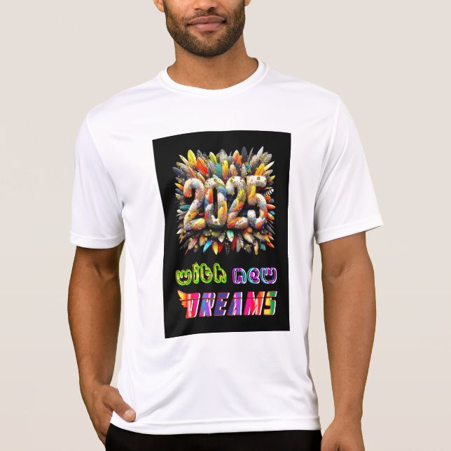 Camiseta 2025 Com Novos Sonhos (Frente)