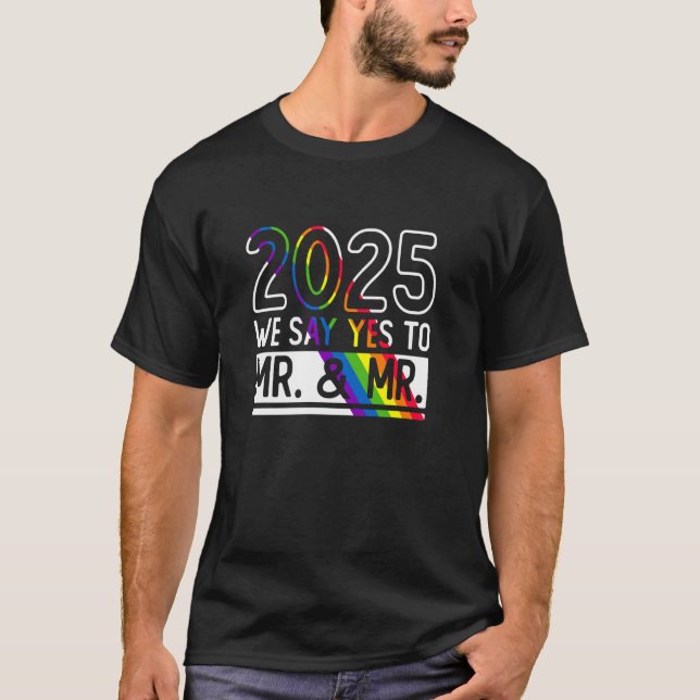 Camiseta 2025 - Dizemos Sim ao Sr. & Sr. - Casamento do Org (Frente)