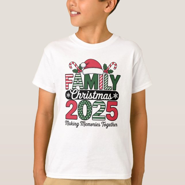 Camiseta 2025 Family Christmas  (Frente)