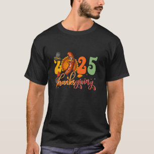 Camiseta 2025 Salsicha de Ação de Graças Como Turquia Comid