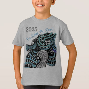 Camiseta 2025 Seja Kool Dragon Graphic Art Impressão