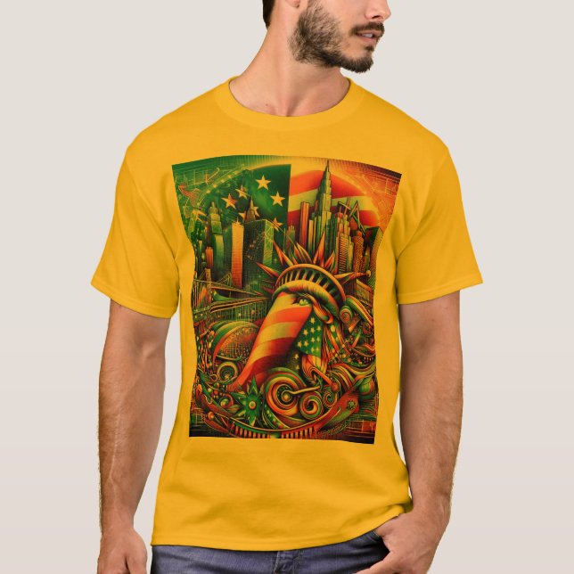 Camiseta 2025's Most Viral T-Shirt Designs in the U.S." (Frente)